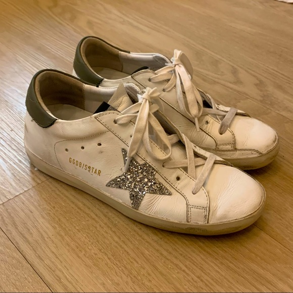 Golden Goose Shoes - Golden Goose Superstar Glitter Sneakers Trainers
